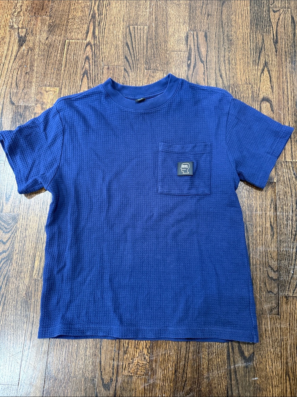 Brain Dead Navy blue Short Sleeve Pocket Tee